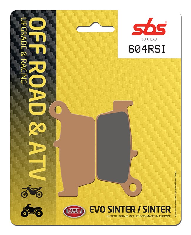 SBS brake pads KH131 OFF-ROAD racing sinteredcolour gold (604RSI)